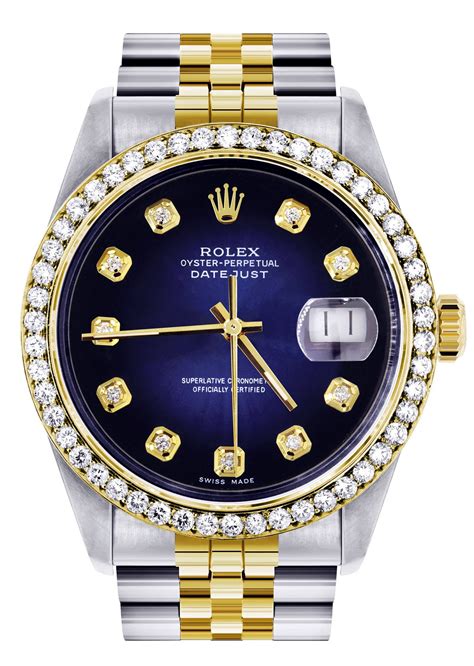 rolex diamond watches mens|rolex men's watch diamond bezel.